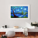 Full Drill Mosaic Rhinestone Picture DIY Living Tree Diamond Painting Wall
