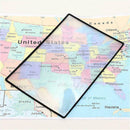 A5 PVC Magnifier Sheet X3 Book Page Magnifying Reading Glass Sale SAL Tool A4G4