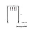 #A Folding Camping Picnic Hanging Rack Shelf Portable Light Bracket Shelf  Hooks