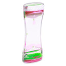 2 Color Movement Visual Timer Liquid Oil Drops Acrylic Hourglass Desktop Decor