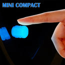Luminous Stem Cover Tire Valves Caps Universal Valves Nozzles (12pcs Blue)