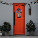 Farmhouse Home Decorations Pumpkin Halloween Halloween Wreath Witch Hat Leg