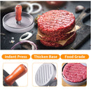 Burger Press 100 Patty Papers Set - Non-stick Hamburger Patty Maker Mold