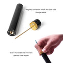 Air Pump Red Wine Opener Pin Cork Remover Air Pressure Corkscrew (Golden) Newly
