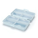 Multi-grids Nail Art Tool Empty Storage Box Nail Polish Head File Plastic Case