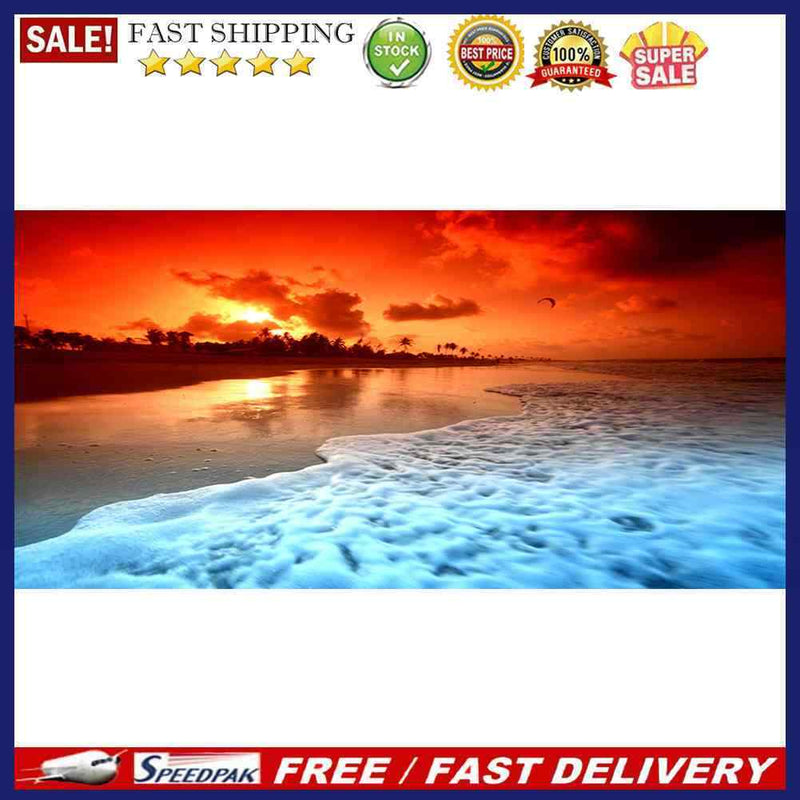 Sea Wave Diamond Painting 5D DIY Full Round Drill Mosaic Canvas Wall Art Pi