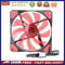 12V 3-4Pin 15LED Lighting PC Case Fan Cooler Computer Cooling Fan (Red)