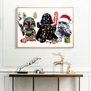 5D Christmas Cartoon Diamond Painting Full Round Rhinestone Drawing Picture K