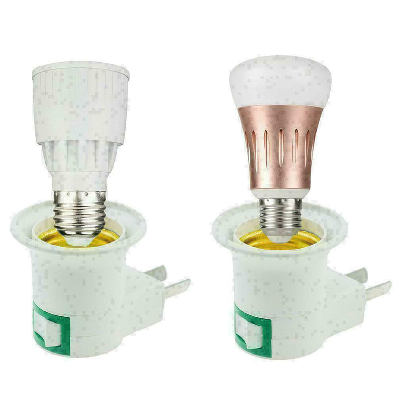 E27 Light Bulb Socket Holder Plug-in Adaptor Screw Wall I0D2 O4N1 7Y6T Base G2V2
