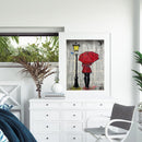 Umbrella Girl Oil Paint By Number Set DIY Coloring Drawing Hand Painted Wall Art