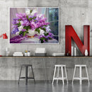 5D DIY Full Square Drill Diamond Painting Flower Pattern Mosaic Kit Home Cr