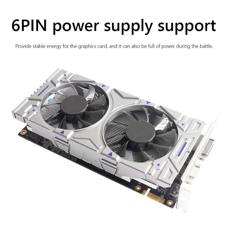 GTX550Ti 128bit GDDR5 NVIDIA PCIe 2.0 Desktop Computer Graphic Card (4GB) Newly