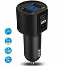 Bluetooth-compatible Wireless Car FM Transmitter Audio Player Adapters Car L0M4