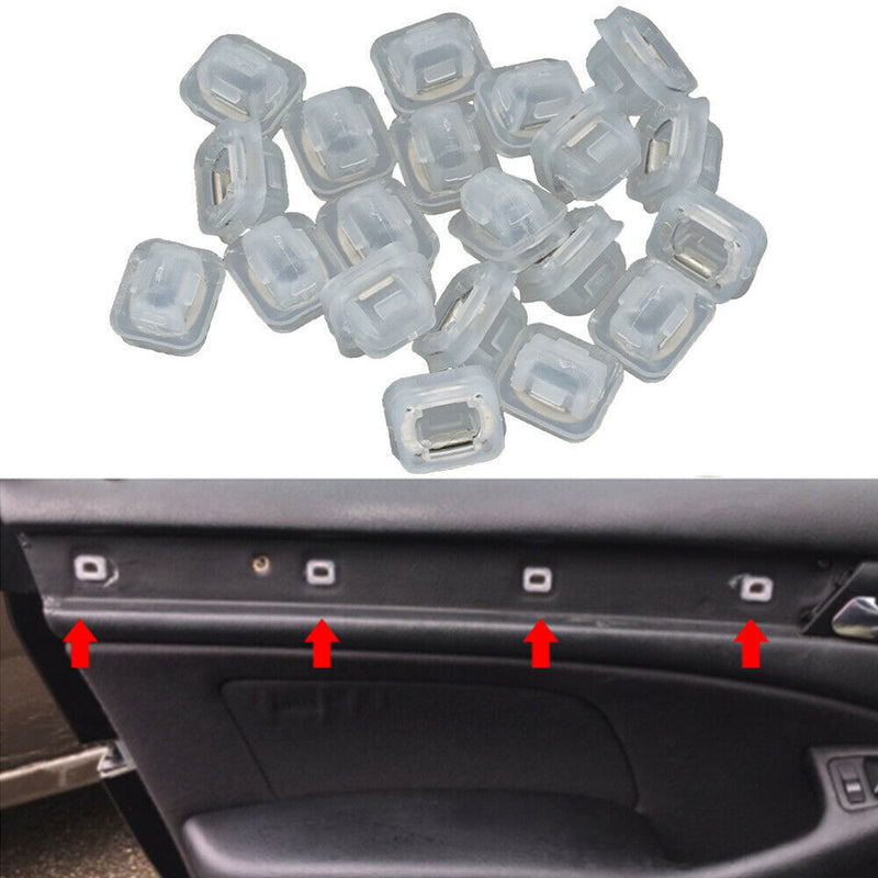 10Pcs Car Interior Trim Clips Door Grommets For BMW 3 Series E46 E90 E91 E92 E93