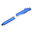 Multifunction Ballpoint Pen Folding LED Light Mobile Phone Stand Pen (Blue Newly