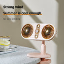 #A Portable Fan Desktop Fans for Home Rechargeable Vertical Standing Fan Cooler