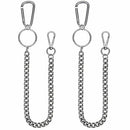 Hipster Pant Keyring Jean Keychain Clip HipHop Jewelry Wallet Belt Chain