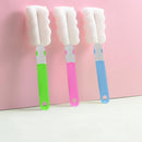 30CM Detachable Water Bottle Cleaning Brush Long Handle Cup Brush (Pink)