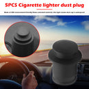 5pcs Universal Cigarette Lighter Socket Plug Cover Dust Cap Auto Car Accessory