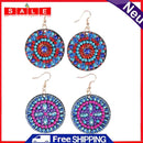 5D Rhinestone DIY Mandala Pattern Diamond Painting Fashion Earrings Girl Gifts