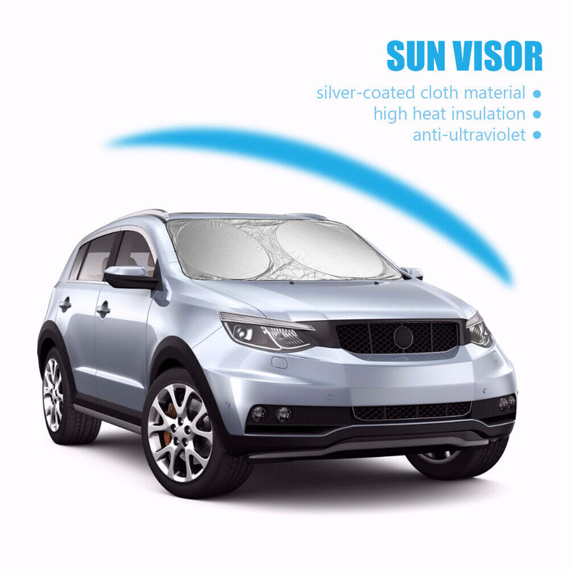 Car Windshield Sun Shade Block Cover Anti UV Visor Protector (160X85cm)
