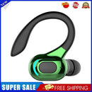 Waterproof Hanging Headphones Bluetooth-compatible Wireless Headset (Green)