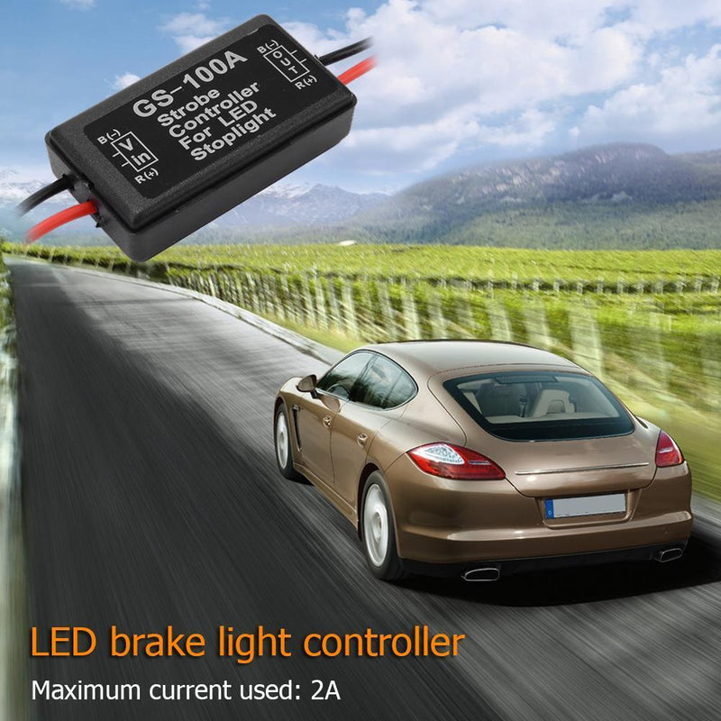 GS-100A Flash Strobe Flasher Controller for Car LED Brake Light Third Stop Lamp