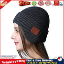 Warm Headset Beanie with Mic Removable 5.0 Bluetooth-Compatible Cap (Gray) Newly