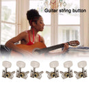 6x Metal Guitar Tuning Pegs Machine Head Tuners Acoustic Guitar Replacement Part