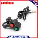Multifunction Motorcycle Offroad Horn Indicator On/Off Light Switch 12V
