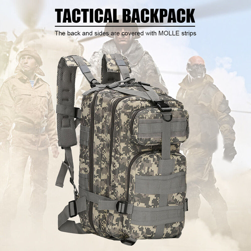 Camping Backpack 600D Oxford Waterproof Hiking Knapsack Trekking Bag for Fishing