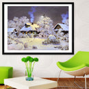 DIY 5D Diamond Snow House Painting Embroidery Home Decor Craft A Newly