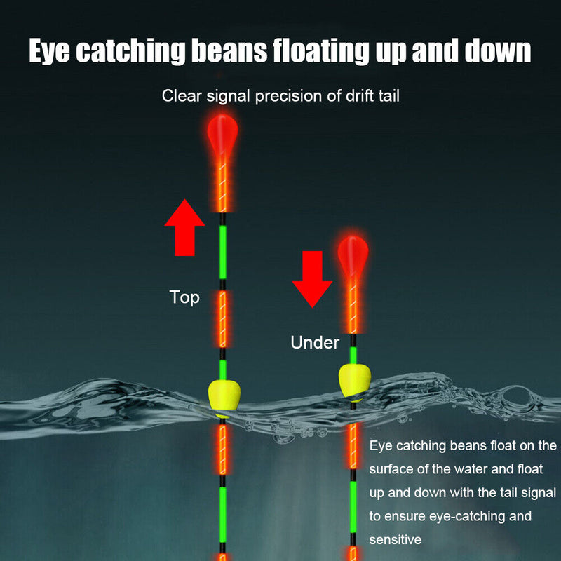 Electric Fishing Floats Night Light Luminous Ball Bobber for Carp Fishing T