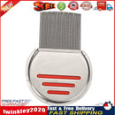 Stainless Steel Density Teeth Hair Lice Comb Dust Free Brush (Red) Newly