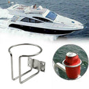 Steel Boat Ring Cup Drink Holder Fit For Yacht Truck RV CamperN Car EW J7U2