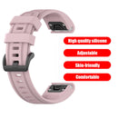 20mm Silicone Watch Band for Garmin Fenix 7S Bracelet Strap (Rose Pink) Newly