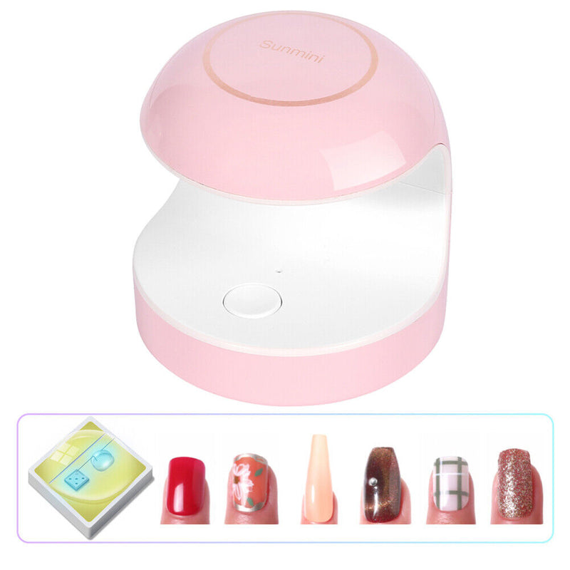 Mini Nail Fast Therapy Machine Lamp Manicure Art Tool Gel Curing Practice Lamp