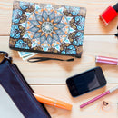 DIY Mandala Special Shaped Diamond Painting Women Wristlet Wallet Zipper Clutch