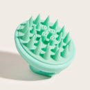 Silicone Head Body Massage Brush Hair Washing Clean Comb Hair Care (Green) Newly