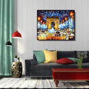 Painting By Numbers DIY Kit Triumphal Arch Canvas Oil Wall Art Picture Ornaments
