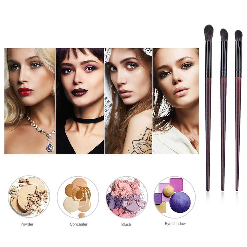 10pcs Wooden Handle Pro Makeup Brushes Eye Shadow Eyeliner Brush Blush Applied