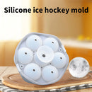 #A 7 Cavity Ice Molds Silicone Cocktail Whiskey Ice Cube Ball Maker Tray with Li