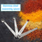 4pcs/set Baking Cooking Sugar Salt Condiment Scoop Stainless Steel Spice Spoons