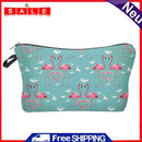 Women Cute Bird Print Brushes Bags Travel Makeup Organizer Clutch (50067)