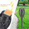 #A 1/2/4/6/8pcs 12LED Solar Flame Flickering Light Outdoor Garden Waterproof Lam