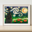 5D DIY Starry Night Full Round Drill Diamond Painting Craft Rhinestone Draw
