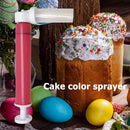 Manual Cake Coloring Duster Kitchen Pastry Baking Airbrush Spray Tube Tool Newly
