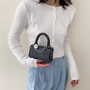 Ladies Mini Shoulder Handbags Women PU Leather Flower Chain Crossbody Tote Bag