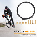 Bicycle Hydraulic Disc Brake Oil Tube Bike Brake Pipe for Shimano (Black) Newly