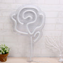 USB Powered Neon Sign Light Acrylic LED Wall Hanging Lamp Decor (Rose) Newly